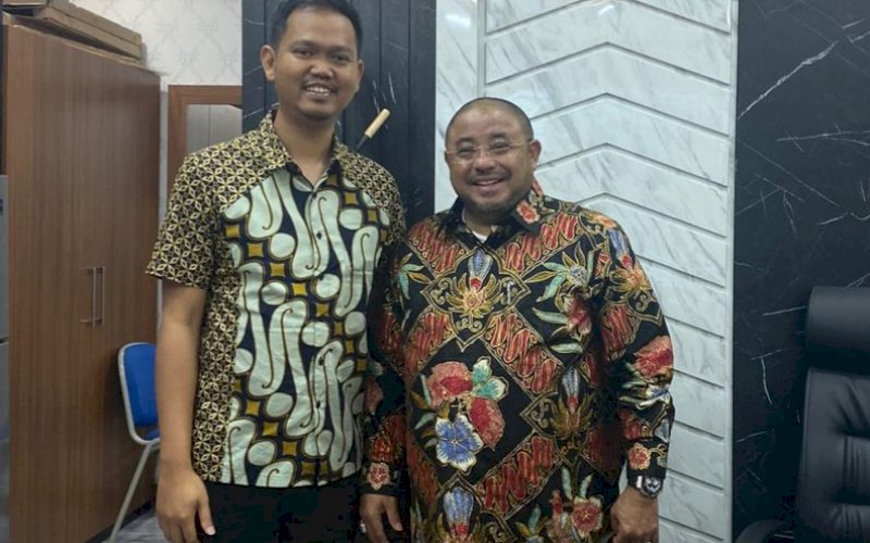 SILATURAHMI. Ketua DPP PKS Habib Aboebakar Alhabsyi menerima dr Fadli Ananda di Kantor DPR RI Senayan, Selasa (7/7/2020). foto: istimewa.