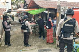 Brimob Bone Gencar Patroli Adaptasi Kebiasaan Baru