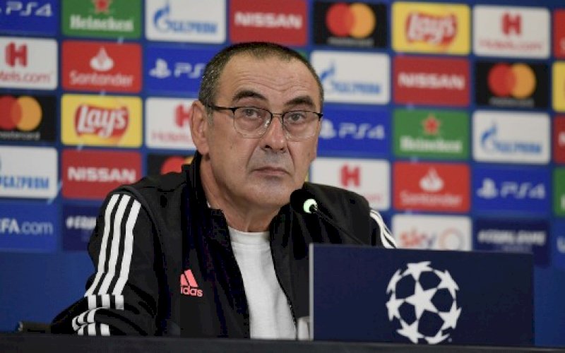 Maurizio Sarri. foto: twitter @juventusfc