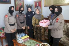 HUT Polwan Ke-72, Personel Polda Sulsel Angjangsana ke Purnawirawan