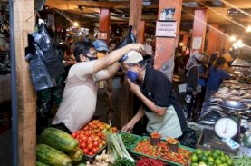 Gugus Tugas Covid-19 Masuk Pasar Toddopuli
