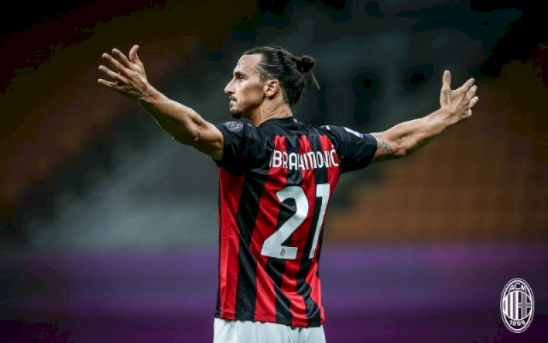 Zlatan Ibrahimovic. foto: twitter @acmilan