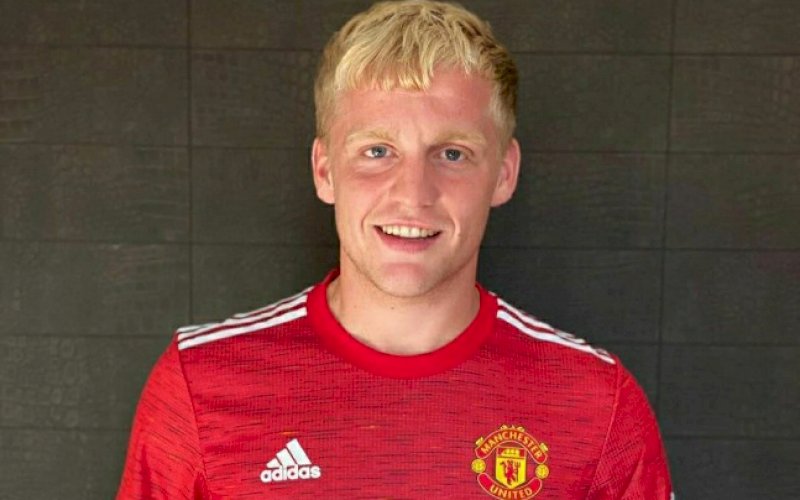 Donny van de Beek. foto: twitter @manutd