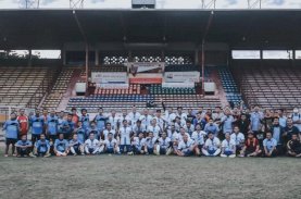 Ditlantas Polda Sulsel Gelar Football Trofeo