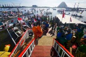 Suasana Terkini di Lokasi Deklarasi Danny-Fatma