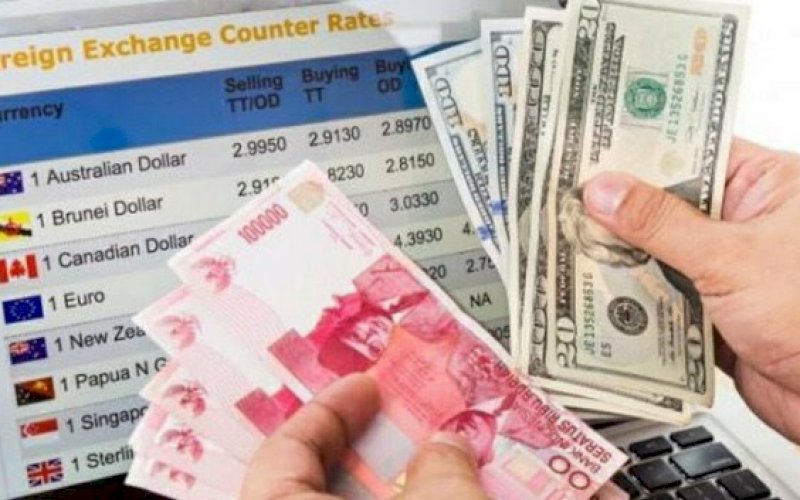 Ilustrasi Rupiah dan Dolar. foto: istimewa