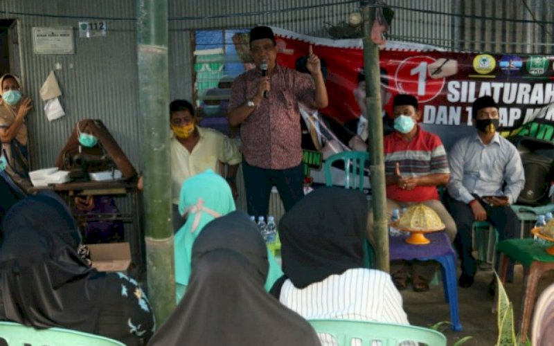 SILATURAHMI. Silaturahmi tatap muka calon Bupati Maros, Andi Tajerimin di Pakalu, Bantimurung, Rabu (21/10/2020).&nbsp;foto: istimewa
