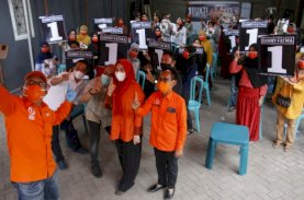 Danny-Fatma Kampanye Bareng di Mamajang