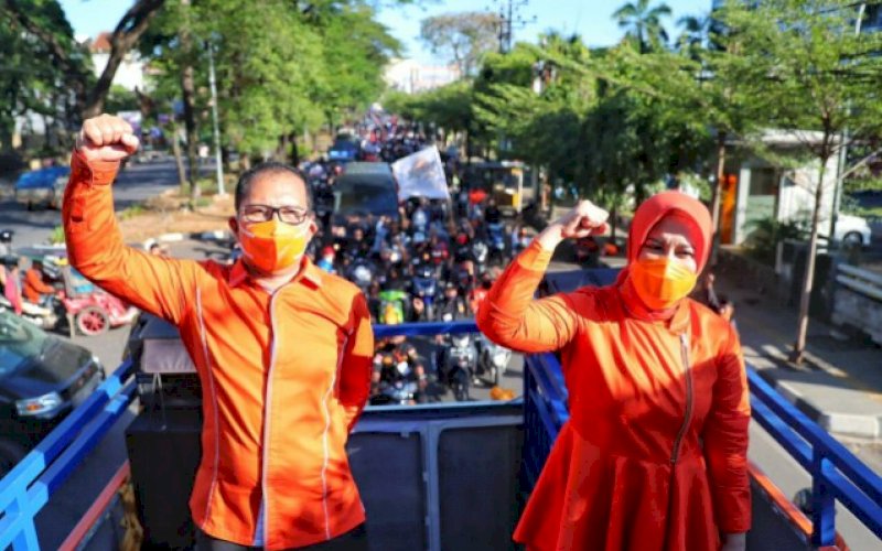 Mohammad Ramdhan Pomanto-Fatmawati Rusdi (Danny-Fatma). foto: istimewa