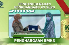 Sucofindo Raih Penghargaan SMK3 dan Zero Accident dari Kemenaker