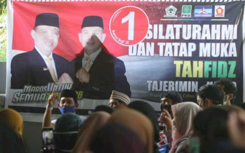 SILATURAHMI. Suasana silaturahmi tatap muka Tahfidz di Kassi, Maros. foto: istimewa