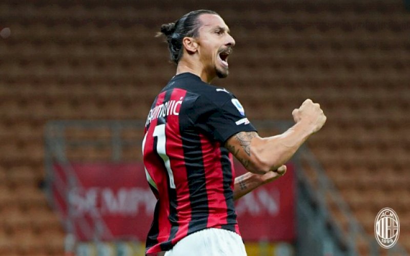 Zlatan Ibrahimovic. foto: twitter @acmilan