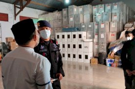 Danyon C Pelopor Cek Pengamanan Pilkada di Selayar