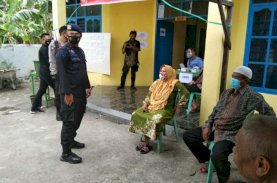 Danyon C Pelopor Pantau TPS di Bulukumba