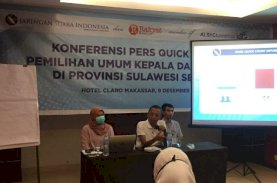 Danny-Fatma Menang Pilwalkot Makassar 40,66 Persen