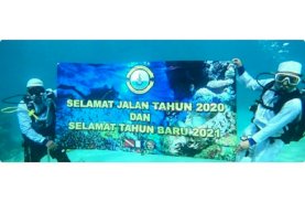 Cara Unik Lanal Gorontalo Sambut Pergantian Tahun