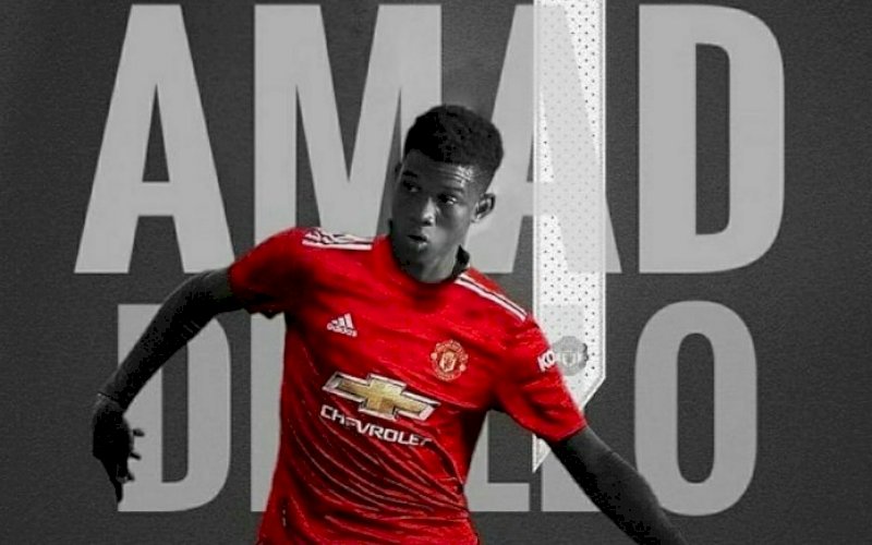 Amad Diallo. foto: twitter @manutd