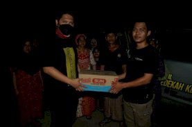 Ketua KNPI Sulsel Kunjungi Pengungsi Gempa Sulbar