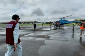 Pasca Gempa Sulbar, Gubernur Sulsel, Pangdam, dan Kapolda Memantau Lewat Udara
