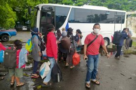 686 Pengungsi Dampak Gempa Sulbar Tiba di Makassar
