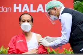 Presiden Terima Suntikan Dosis Kedua Vaksin Covid-19
