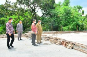 Wagub Sulsel Tinjau Pembangunan Jembatan dan Jalan Lingkar di Sidrap