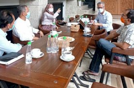 Danny Pomanto-Tim Transisi Coffee Morning Bahas Progres Pemetaan Program