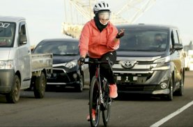 Jaga Kesehatan dan Kebugaran Tubuh Jelang Pelantikan, Fatma Gowes Bareng RMS