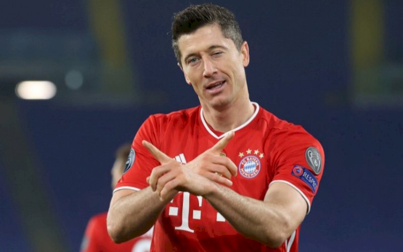 Robert Lewandowski. foto: twitter @ChampionsLeague