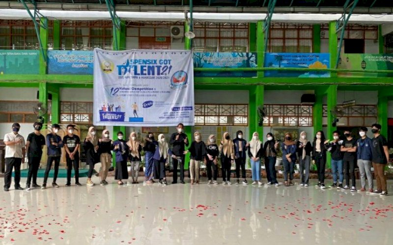 LOMBA. OSIS SMP Negeri 6 Makassar menggelar Spensix Got Talent 2021 dengan berbagai lomba yang berlangsung 13-20 Februari 2021. foto: istimewa