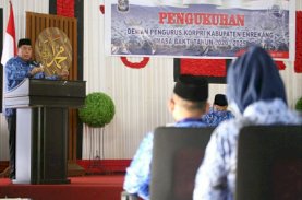 Sekda Sulsel Lantik Pengurus Korpri Enrekang