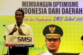 Amran Sulaiman Bicara Optimisme Membangun Negeri di Rakerda SMSI Sulsel