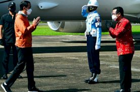 Presiden Didampingi Plt Gubernur Sulsel Bertolak ke Toraja