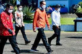 Sambut Presiden, Plt Gubernur Sulsel Kenakan Batik Lontara