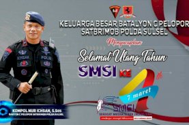 HUT Ke-4 SMSI, Ini Harapan Danyon Brimob Bone