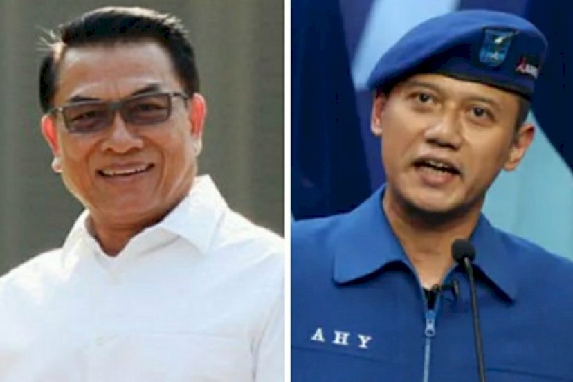 Moeldoko (kiri) dan Agus Harimurti Yudhoyono. foto: istimewa