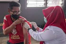 Pedagang Pasar Tradisional di Makassar Mulai Divaksin Covid-19
