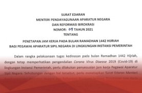 Inilah Jam Kerja ASN Selama Bulan Ramadan