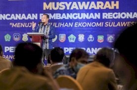 Plt Gubernur Sulsel Paparkan Program Prioritas Pembangunan di Musrenbang Regional Sulawesi