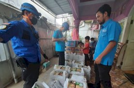 Gelora Makassar Berbagi dengan Korban Kebakaran