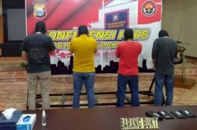 Polrestabes Amankan Pejabat Pemkot Makassar, Tersangka Patungan Beli Sabu