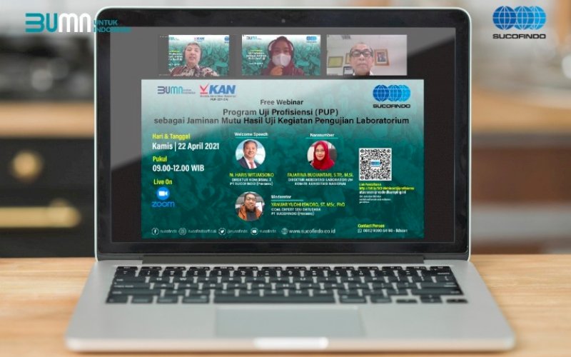 RAIH AKREDITASI. PT Sucofindo (Persero)&nbsp;Strategic Business Unit Batubara meraih akreditasi sebagai Penyelenggara Uji Profisiensi Batubara berdasarkan surat keputusan KAN Nomor 220/3.a.1/LAB/03/2021 tanggal 17 Maret 2021. foto: humas Sucofindo