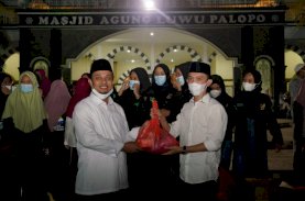 Bersama Mahasiswa dan Pelajar, Plt Gubernur Sulsel Lakukan Ramadan Berbagi di Palopo