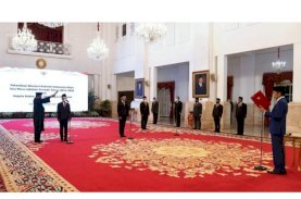 Presiden Lantik Menteri Investasi, Mendikbudristek, dan Kepala BRIN