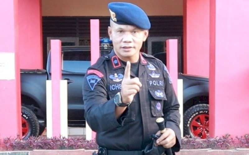 Kompol Nur Ichsan. foto: humas brimob bone