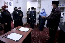 Sekda Sulsel Lantik Dua Pejabat Fungsional Jenjang Utama