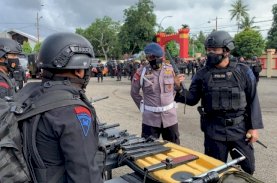 Brimob Bone Siap Amankan Idulfitri