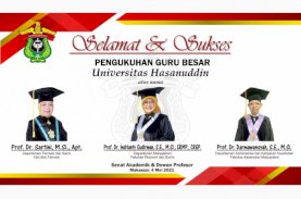 Unhas Akan Kukuhkan 3 Guru Besar, 2 Bersaudara Kandung, Djusman AR Beri Selamat