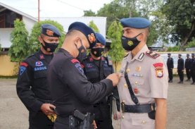 23 Jabatan Jajaran Brimob Bone Diserahterimakan, Ini Pesan Danyon