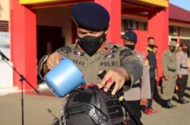 Terima ‘Amunisi’ Baru, Ini Perintah Danyon Brimob Bone kepada Bintara Remaja